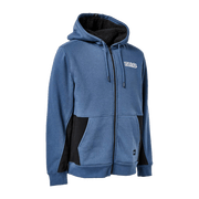 Sherpa Hoodie Lined Zip Petrol