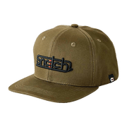 embroidered_snapback_cap_army_green