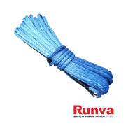 Runva Synthetic Winch Rope - 30M X 10Mm (Blue) - 30MX10MMBLUE