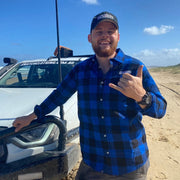 Flanno Unlined Shirt Snatch Blue Black