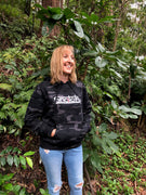 Hoodie Embroidered Snatch Logo Ladies Camo Black