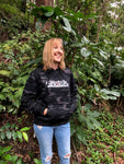 Product image for Hoodie Embroidered Snatch Logo Ladies Camo Black