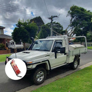 Kap Industries Fire Extinguisher Bracket to suit Landcruiser 79 Single Cab 17+ - KI-LC-79-SC17+-LHS - Bundle Item