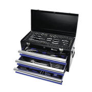 Mechpro Blue Tool Kit with 3 Drawer Chest 1/4In, 3/8In & 1/2In Drive 248pc - MP215KCRV