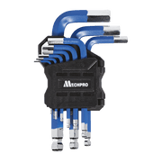 Mechpro Blue Hex Key Set Metric Small 9pc - MPBHK101K
