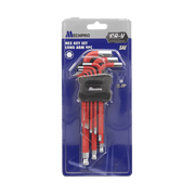 Mechpro Blue Hex Key Long Arm Set SAE 9pc - MPBHK104K