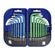 Mechpro Blue Torx Key Short Arm Set 18pc - MPBHK108K