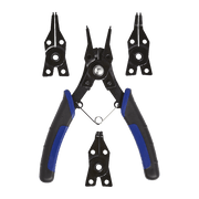 Mechpro Blue Combination Circlip Pliers Set 4pc - MPBP107K