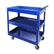 Mechpro Blue Service Cart Blue 3-Tier w/Tool Holder MPBSC3-1 - MPBSC3-1