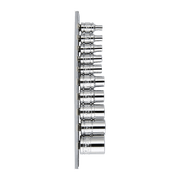 Mechpro Blue Socket Rail Set E-Torx 10pc - MPBSK121K