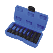 Mechpro Blue Impact Hex Bit Set Metric 1/2In Drive 8pc - MPBSK132K