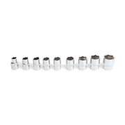 Mechpro Blue Non-Slip Socket Set Metric 3/8In Drive 9pc - MPBSK137K