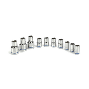 Mechpro Blue Socket Rail Set Metric 1/4In, 3/8In & 1/2In Drive 10pc - MPBSK141K