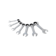 Mechpro Blue Ratcheting Spanner Set 7pc - MPBSP117K