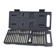 Mechpro Blue Hex Spline & Star Bit Set 40pc MPST108S - MPST108S