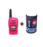 Product image for GME 1Watt UHF Radio McGrath Foundation Pink with Free Snatch Stubby Holder