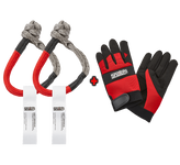 Product image for Snatch Soft Shackle Twin Pack and Snatch Gloves Bundle