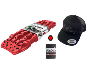 Product image for TRED PRO Red with Snatch Truckers Cap and Classic Snatch Stubby Holder Bundle