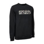 Product image for Black Crew Sweater Camo Snatch Logo