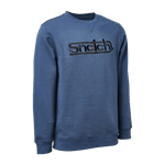 Product image for Embroidered Snatch Crew Sweater Petrol