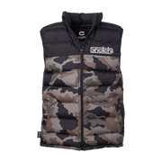 Puffer Vest Camo Army